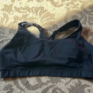 Lululemon Athletica Black Strappy Sports Bra